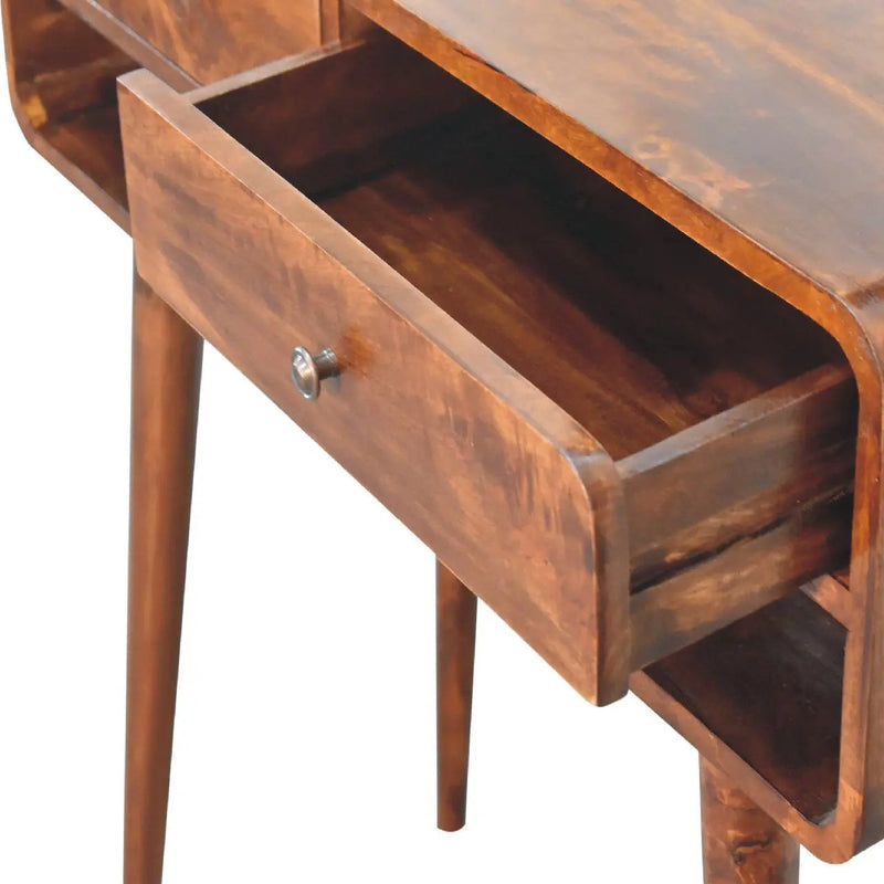 Sonata - Chestnut Console Table by HouseOfZazla