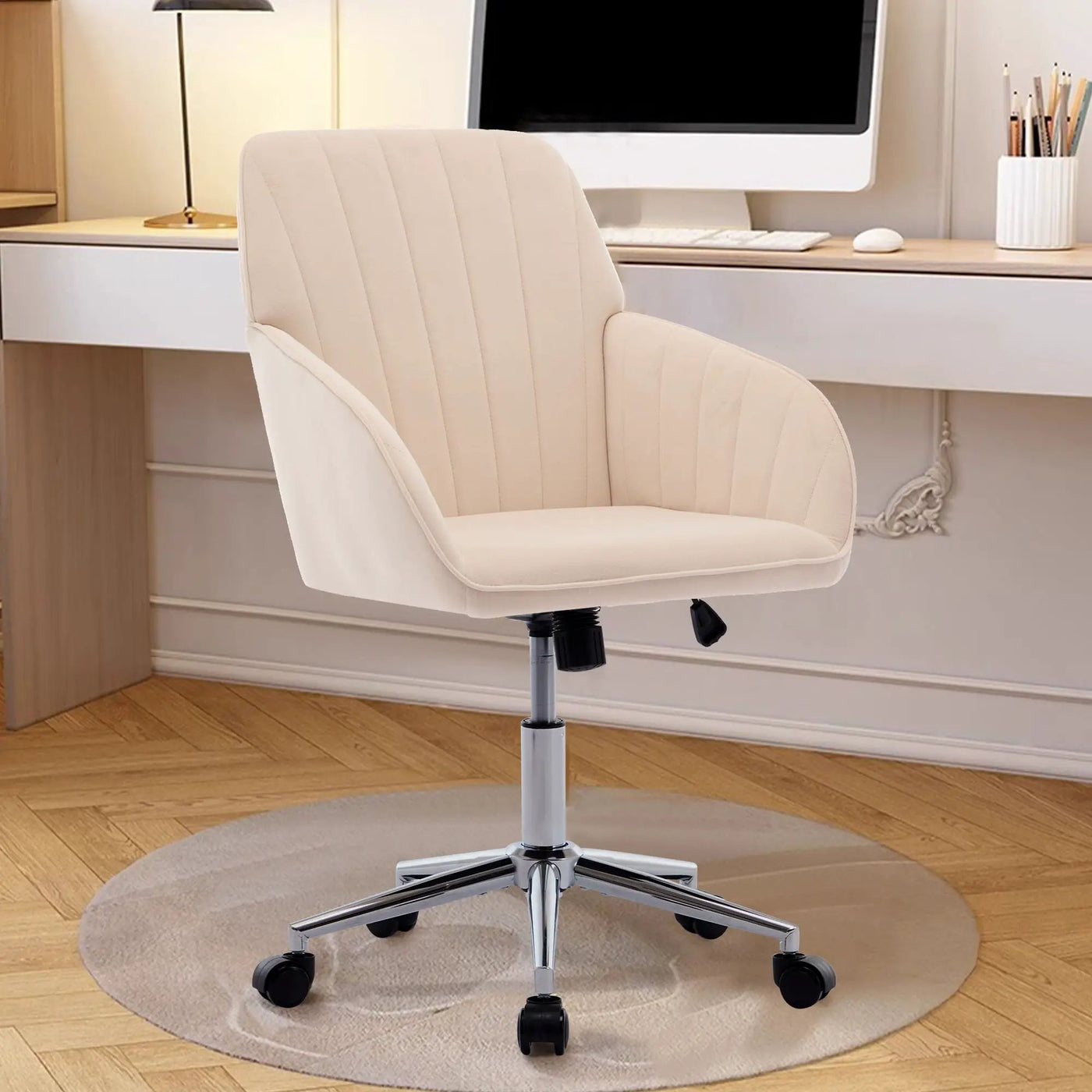 Adjustable Ergonomic Office Chair, Swivel Backrest Seat by Unique Piece Furniture