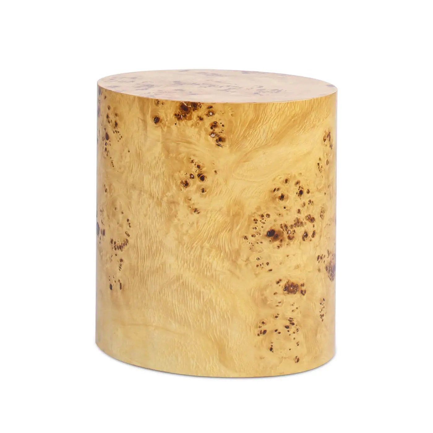 Nebula - Accent Oval Pillar Side Table by Unique Piece Furniture