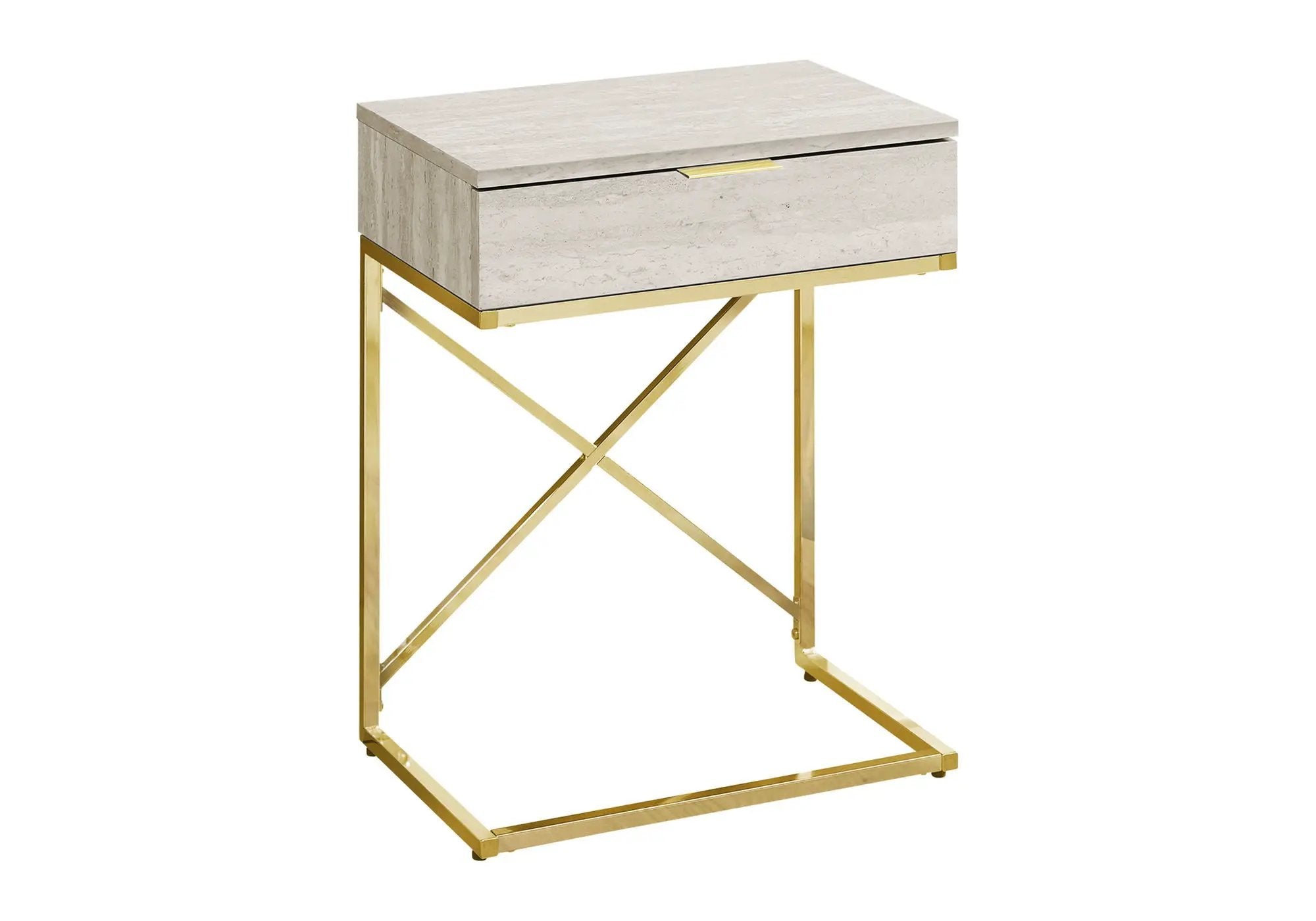 Accent Side Table, Storage Drawer, Spacious Tabletop, Contemporary & Modern by Unique Piece Furniture