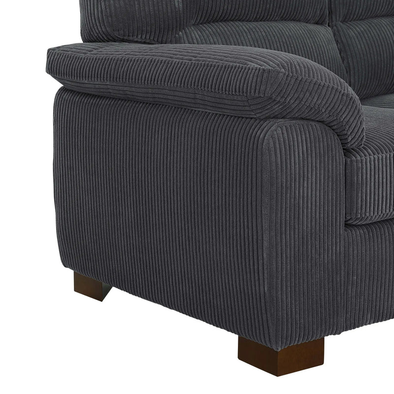 Vintage Inspired 3 Seat Sofa With Tufted Cushions by Unique Piece Furniture
