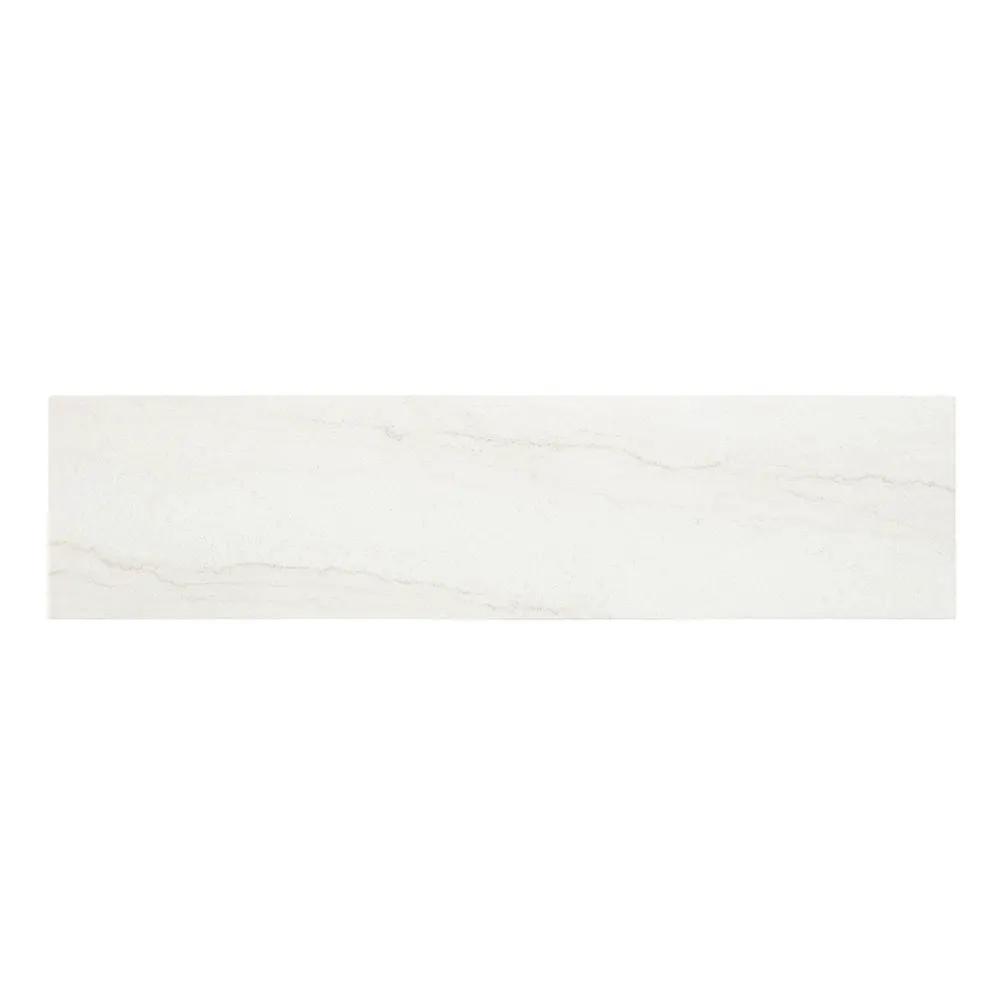 Edwyn - Server With Fireplace - Natural Marble Top & Espresso by Unique Piece Furniture