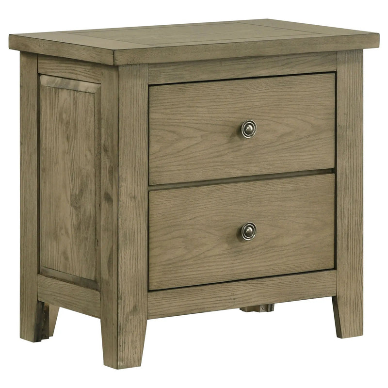 Hazlewood 4-piece Eastern King Bedroom Set Vineyard Oak by Unique Piece Furniture