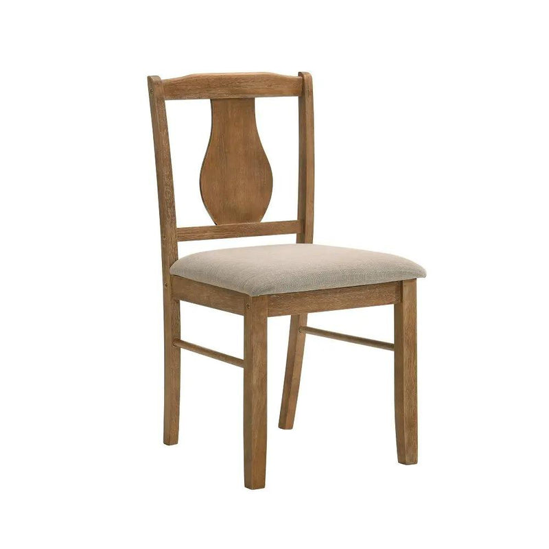 Kayee - 5 Piece Dining Set - Weathered Oak by Unique Piece Furniture