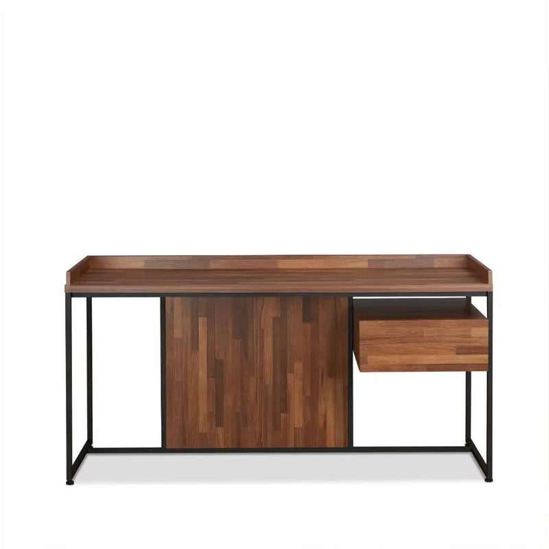 Sara - Writing Desk - Walnut & Sandy Black by Unique Piece Furniture
