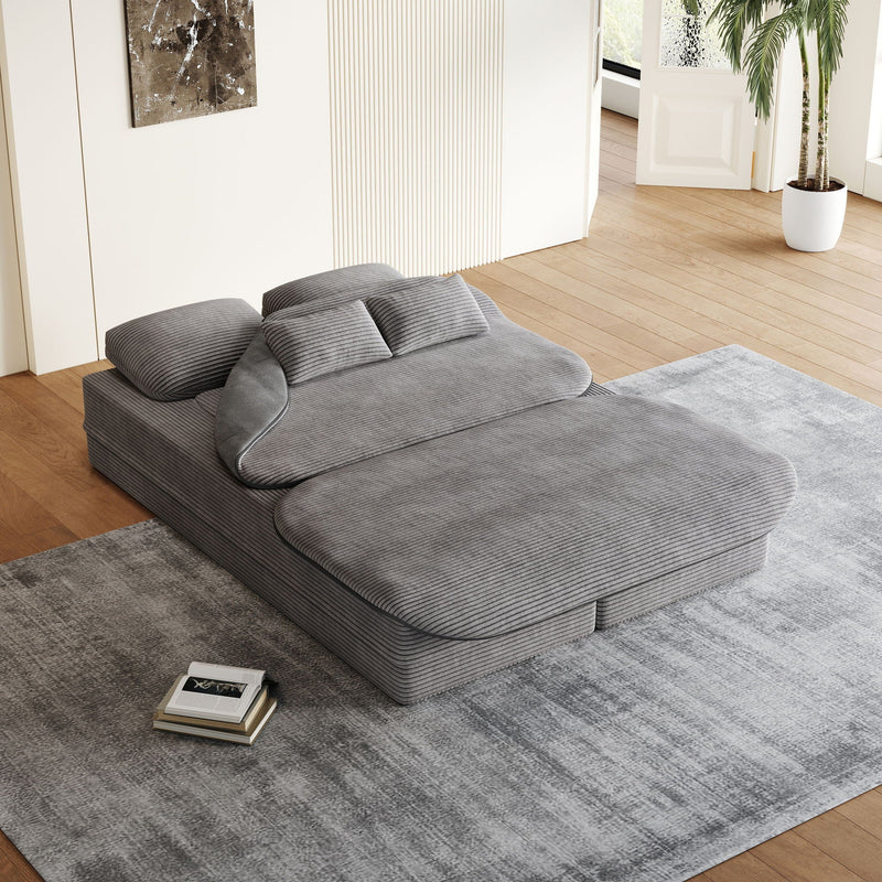 2 In 1 Foldable Sofa Bed With Multi Functional Blanket by HouseOfZazla