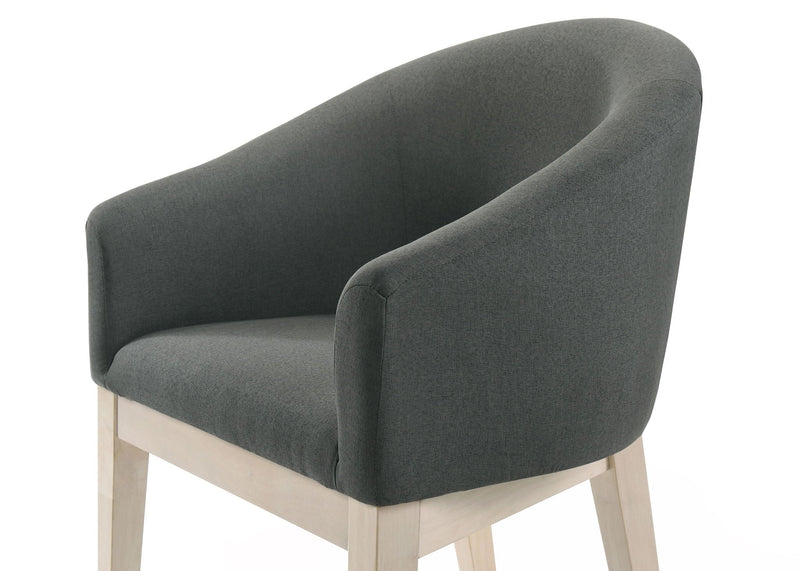 Neroli - Barrel Accent Chair (Set of 2) - Gray by HouseOfZazla