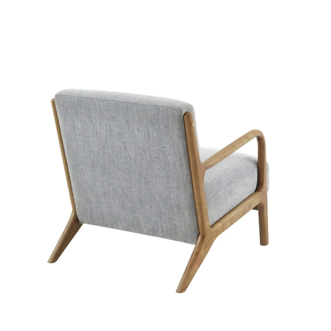 Mid-Century Style Lounge Chair With Upholstered Seat by HouseOfZazla