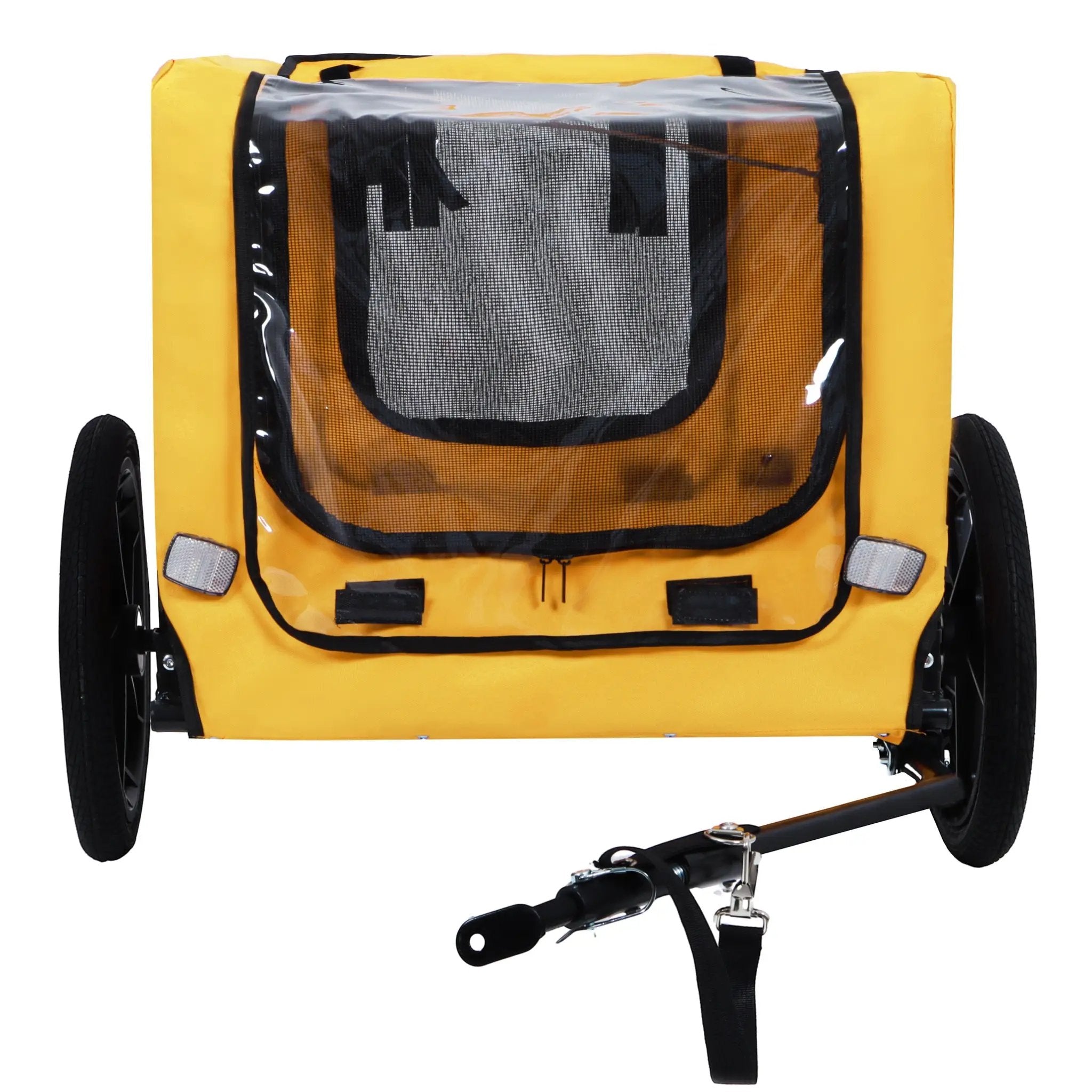 Pet Bike Trailer Dog Cart for Medium Dogs up to 66 lbs by HouseOfZazla