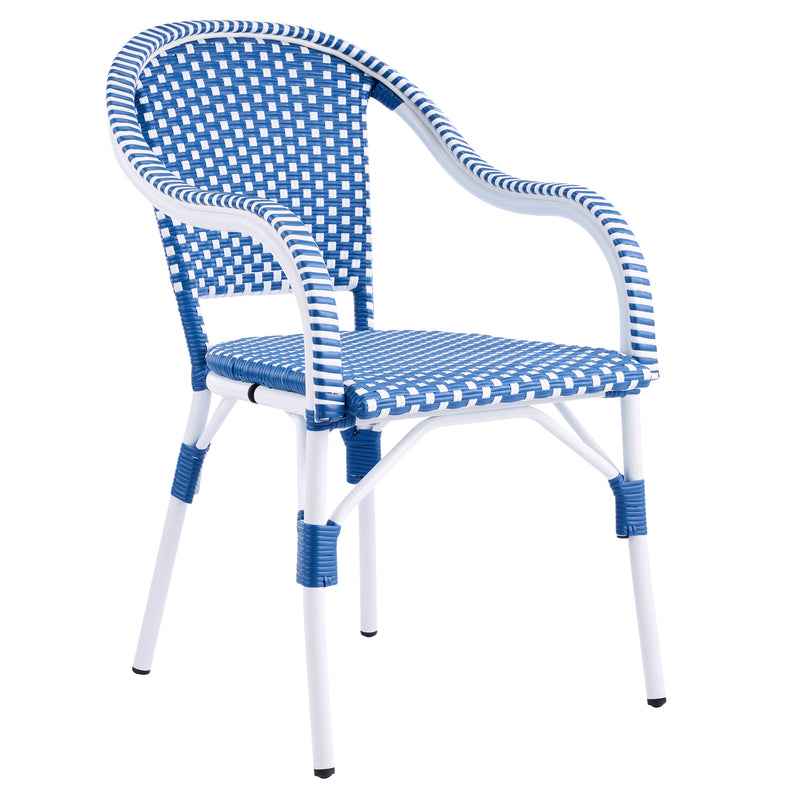 Outdoor Bistro Chairs with Aluminum Frame, Set of 2 by HouseOfZazla