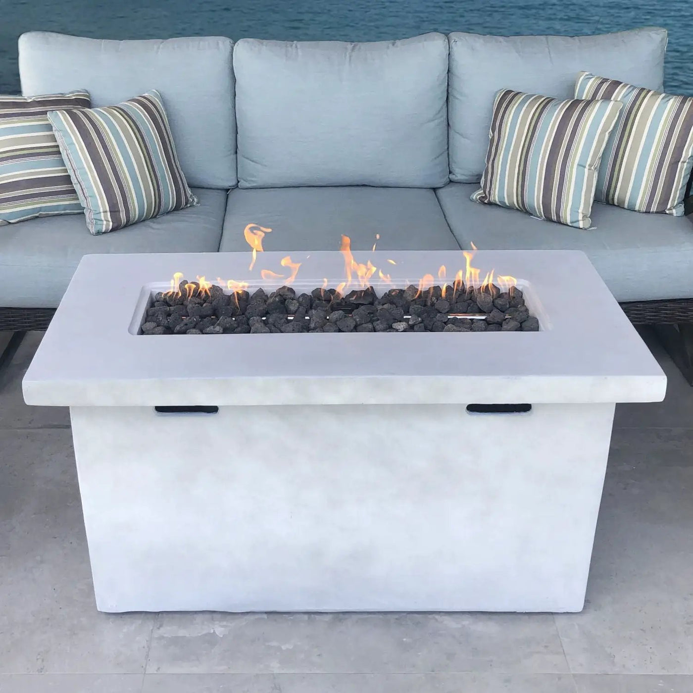 Reinforced - Propane Outdoor Fire Pit Table by Unique Piece Furniture