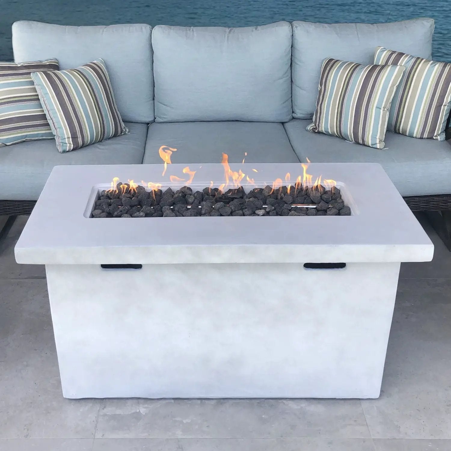 Reinforced - Propane Outdoor Fire Pit Table by Unique Piece Furniture