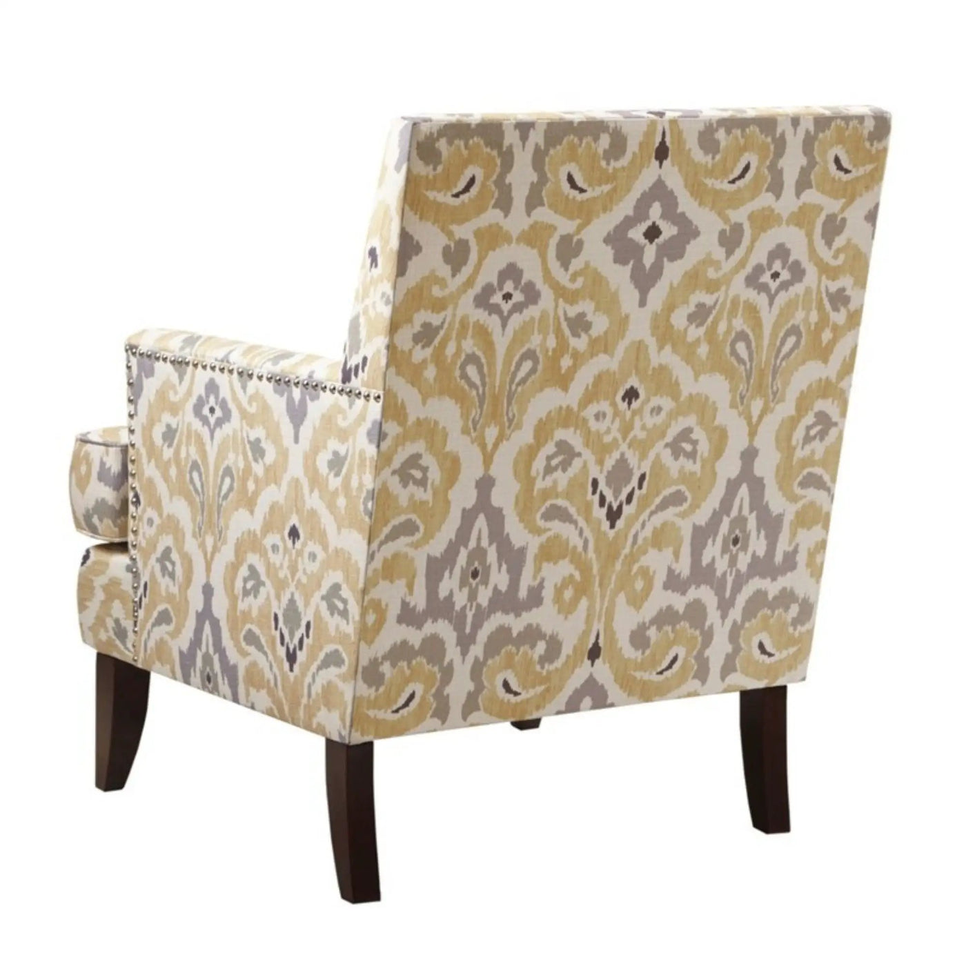 Colton - Track Arm Club Chair With Nailhead Trim by HouseOfZazla