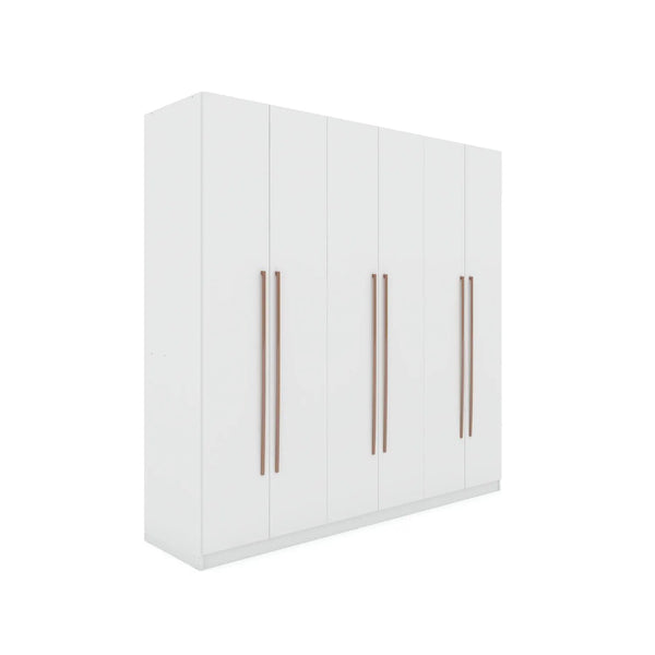 Gramercy - Free Standing Wardrobe Closet With Drawers And Shelves