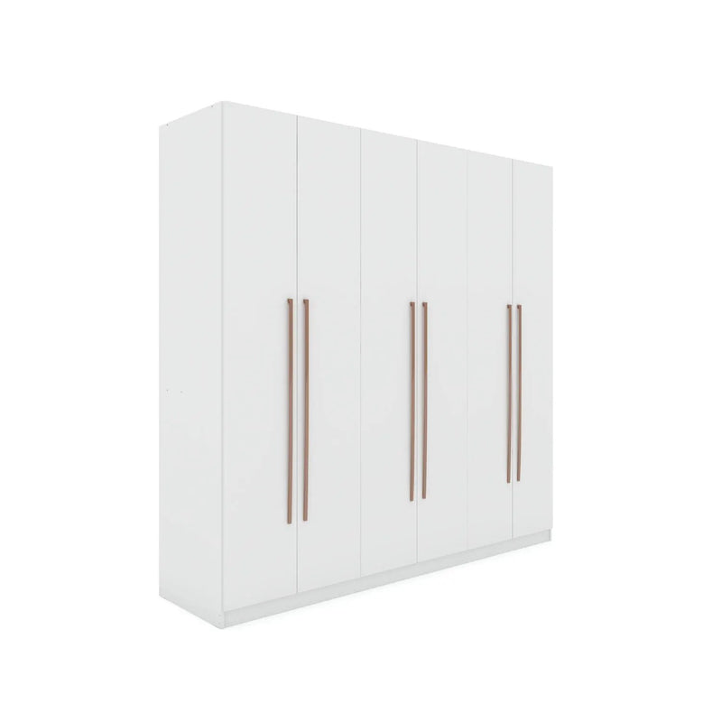 Gramercy - Free Standing Wardrobe Closet With Drawers And Shelves by HouseOfZazla