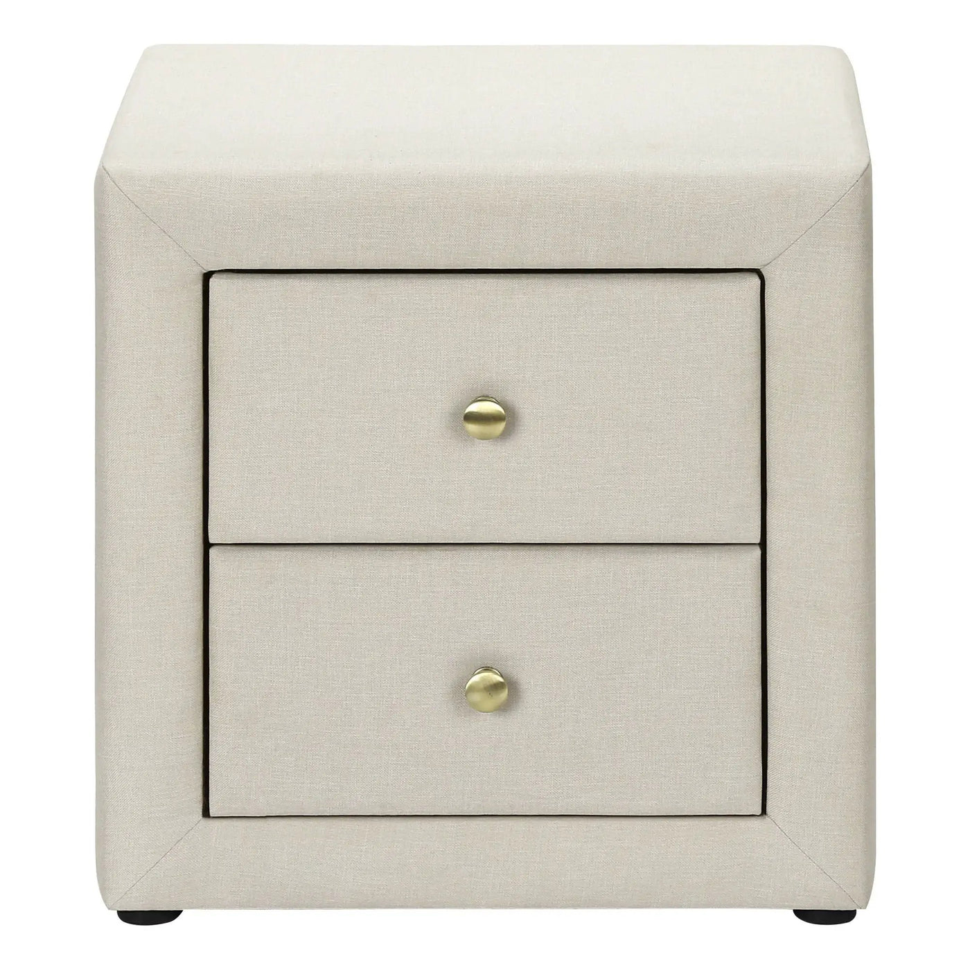 Nightstand, Storage Drawer Versatile Use, Upholstered, Transitional by Unique Piece Furniture