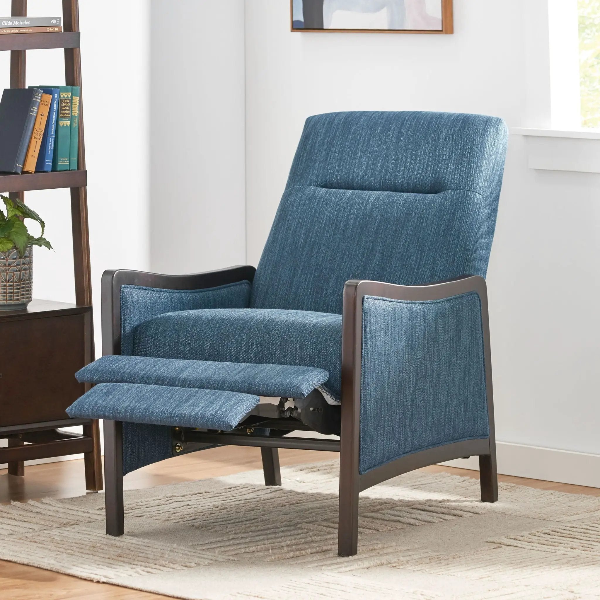 Drury - Contemporary Fabric Upholstered Pushback Recliner by Unique Piece Furniture