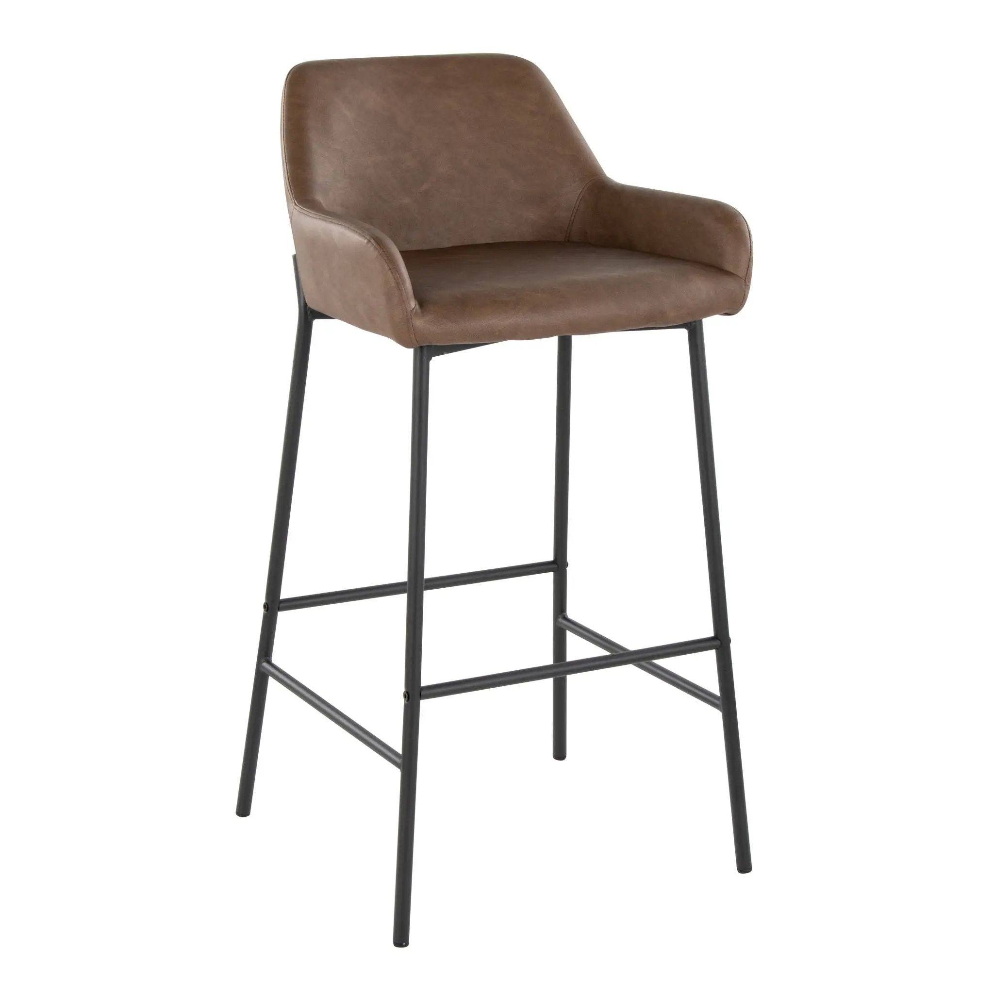 Daniella - Contemporary Fixed Height Barstool (Set of 2) by HouseOfZazla