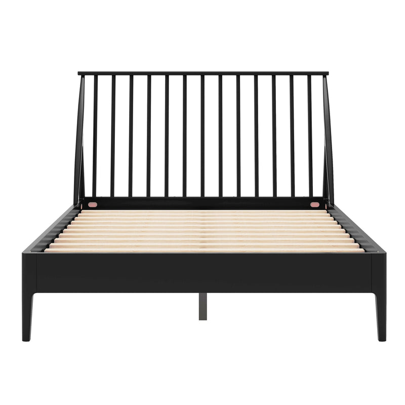 Bohemian Platform Bed With Tall Headboard by HouseOfZazla