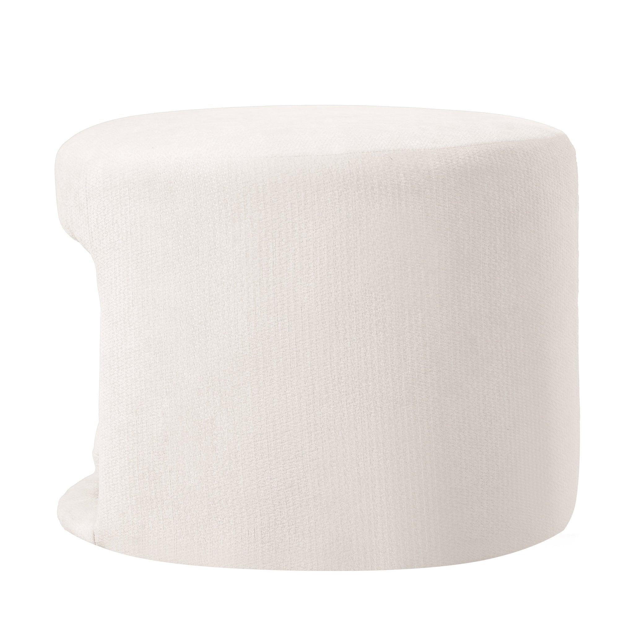 Beige Pet-Friendly Ottoman with Removable Pet Cushion and Hidden Nook by HouseOfZazla