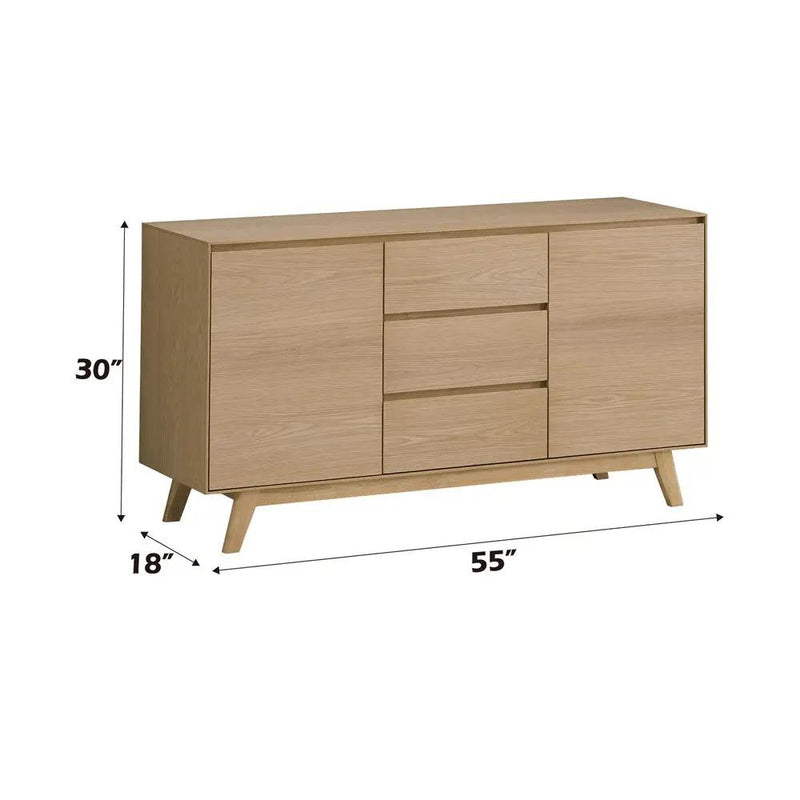 Kasem - Server - Oak by Unique Piece Furniture