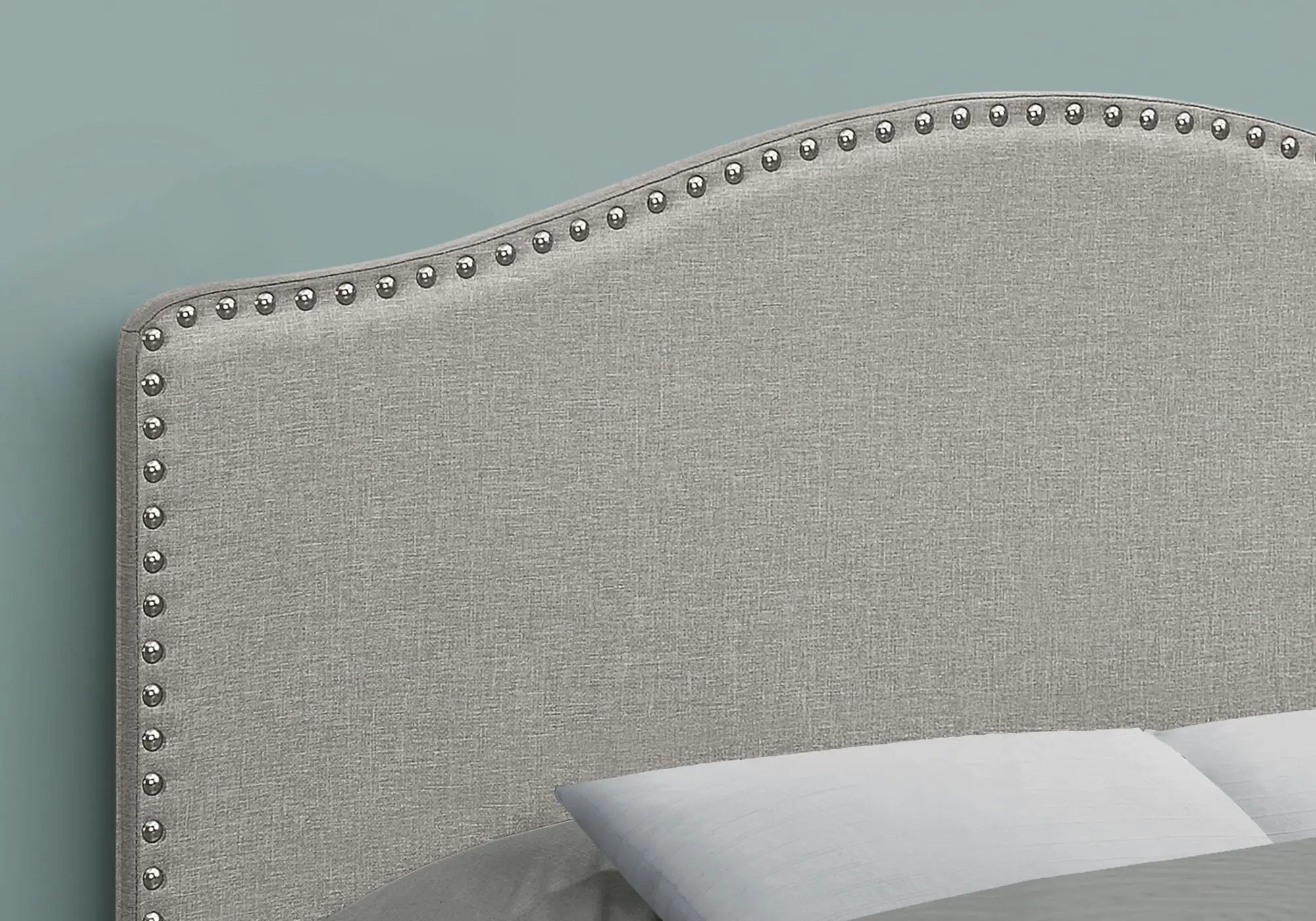 Full Size, Bed Headboard Only Upholstered, Transitional - Gray by Unique Piece Furniture