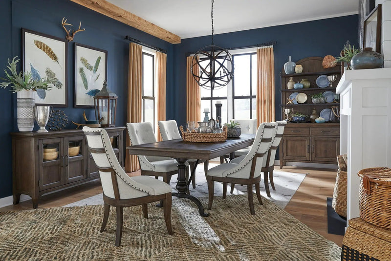 Roxbury Manor - Dining Arm Chair With Upholstered Seat and Back (Set of 2) - Homestead Brown by Unique Piece Furniture