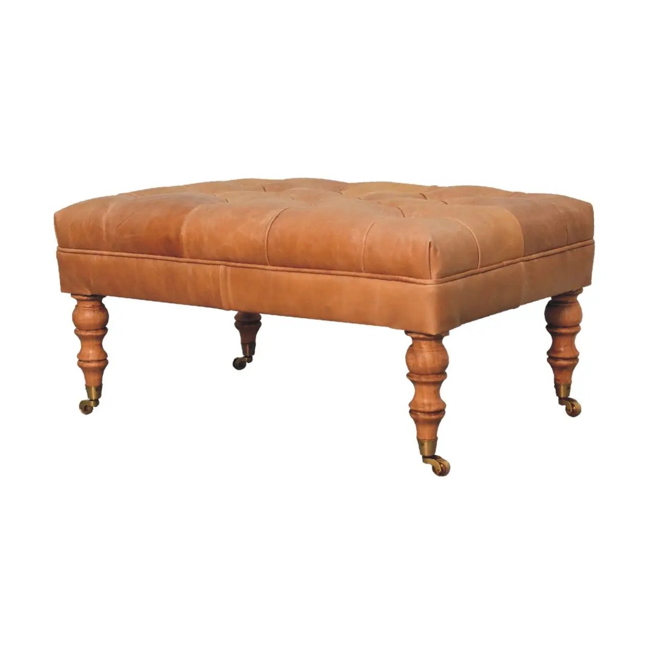 Buffalo - Ottoman With Castor Legs by Unique Piece Furniture
