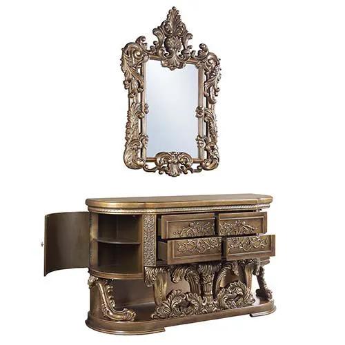 Constantine - Server - Brown & Gold by Unique Piece Furniture