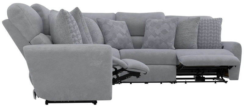 Majesty - Deep Seating Power Reclining Sectional by Unique Piece Furniture