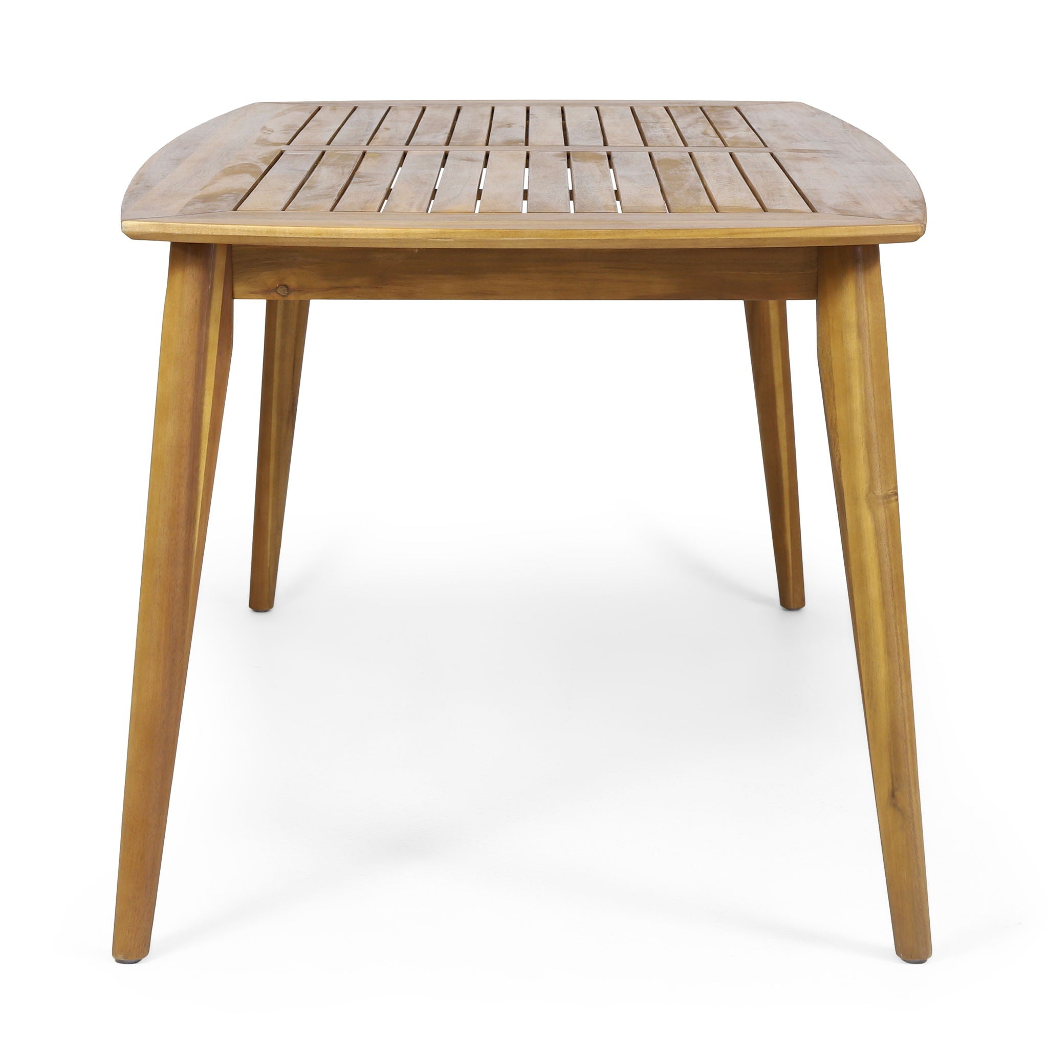 Outdoor Dining Table With Frame - Teak by HouseOfZazla