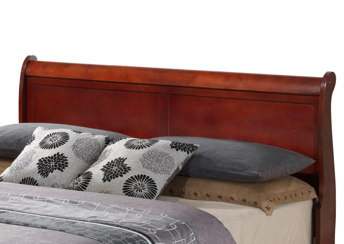 Sleigh Bed With Low Footboard by HouseOfZazla