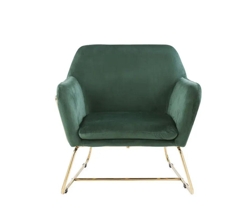 Keira - Accent Chair With Metal Base by HouseOfZazla