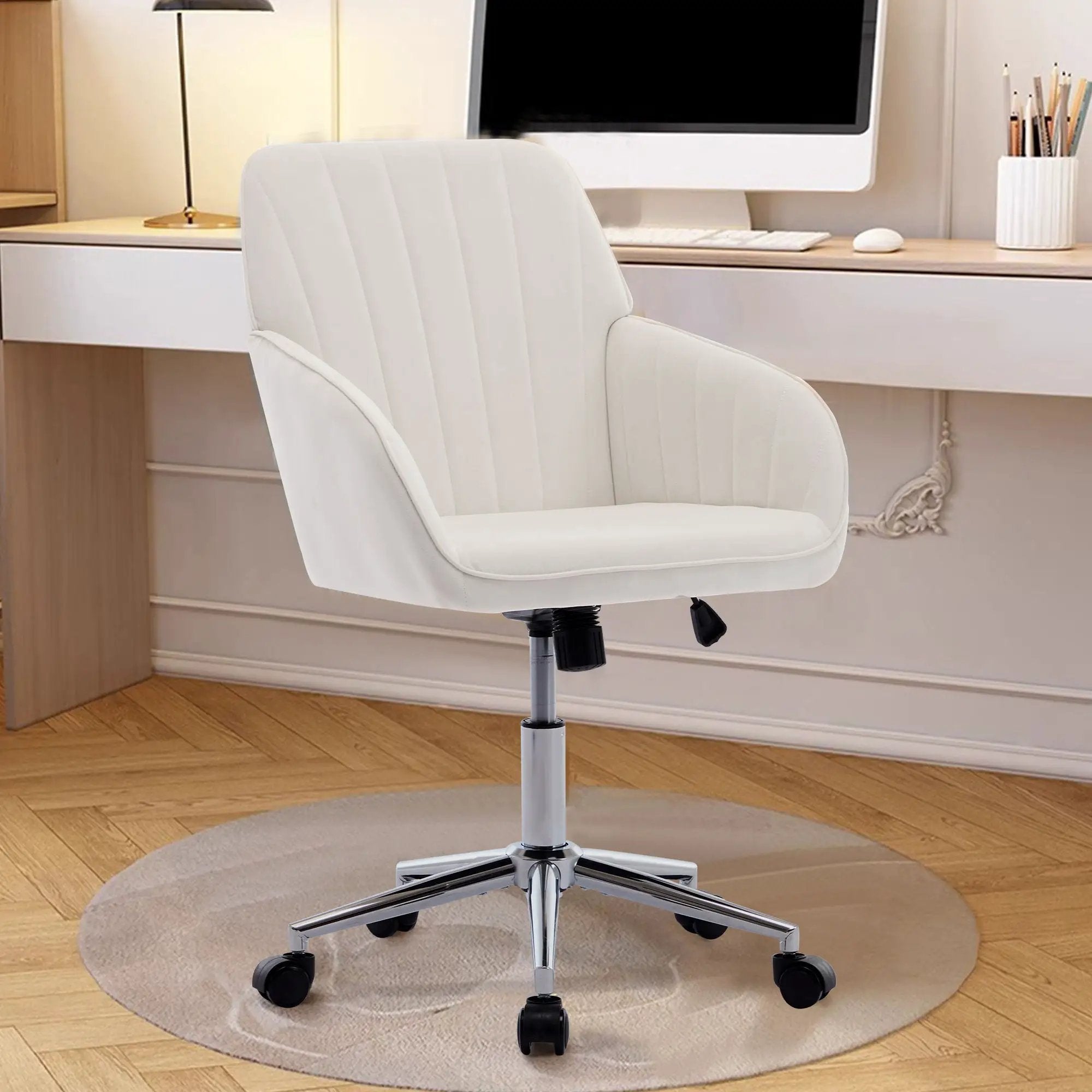 Adjustable Ergonomic Office Chair, Swivel Backrest Seat by Unique Piece Furniture