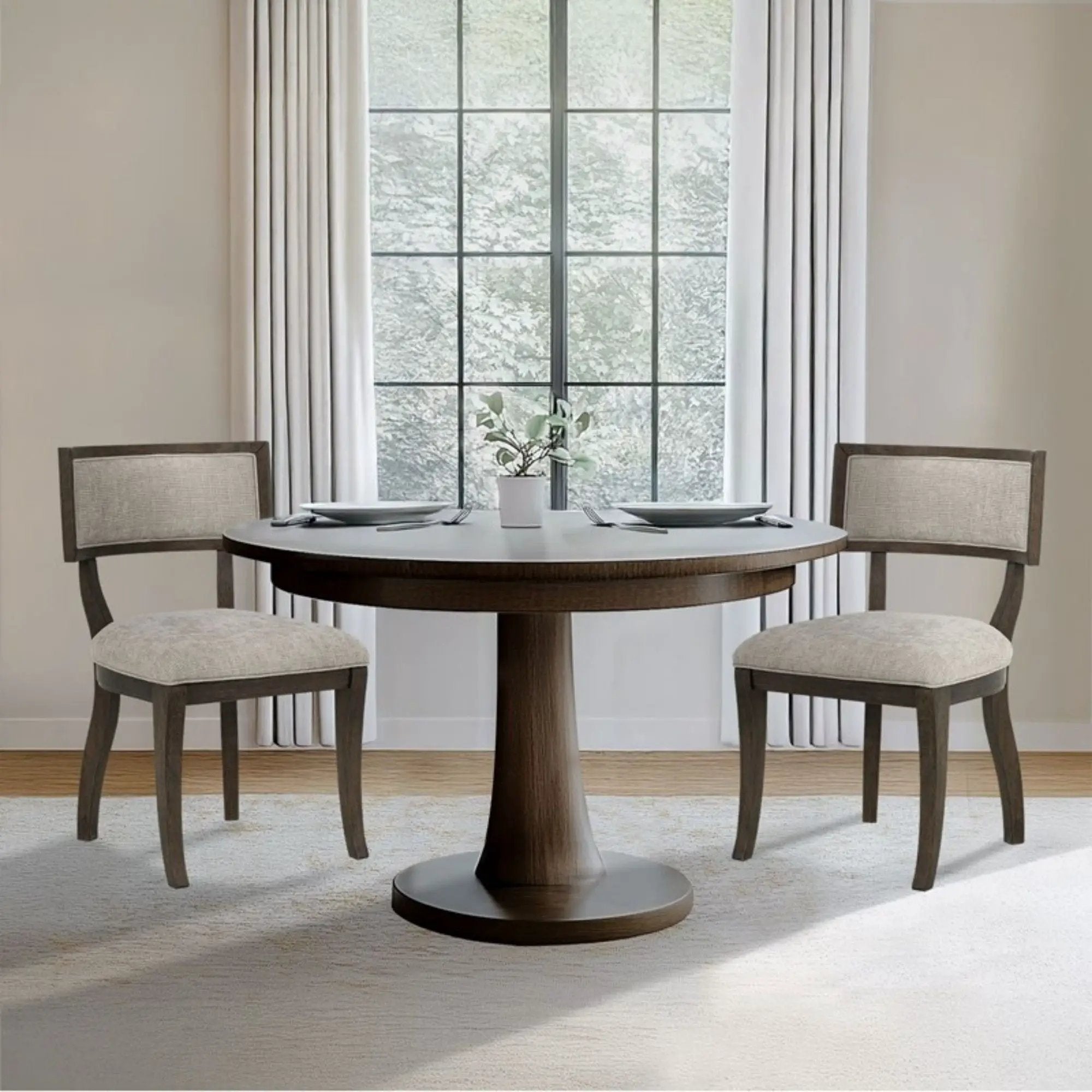 Marie - Upholstered Dining Chair (Set of 2) - Beige by Unique Piece Furniture