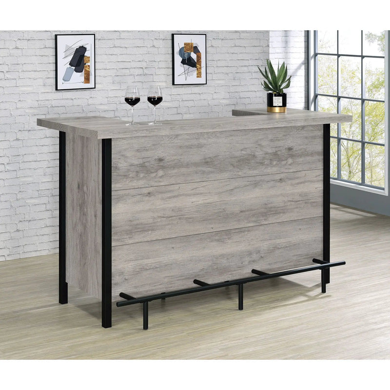 Menimen - Freestanding Bar Unit - Gray by HouseOfZazla