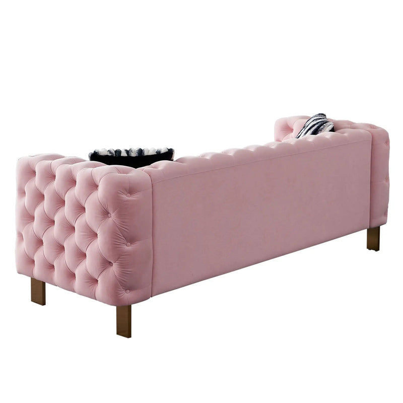 Chesterfield - Modern Tufted Living Room Sofa, 84.25''W Couch by HouseOfZazla