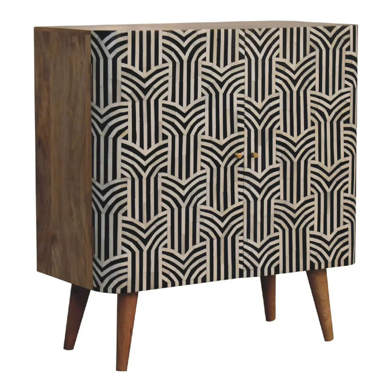 Edessa Bone Inlay Cabinet by Unique Piece Furniture