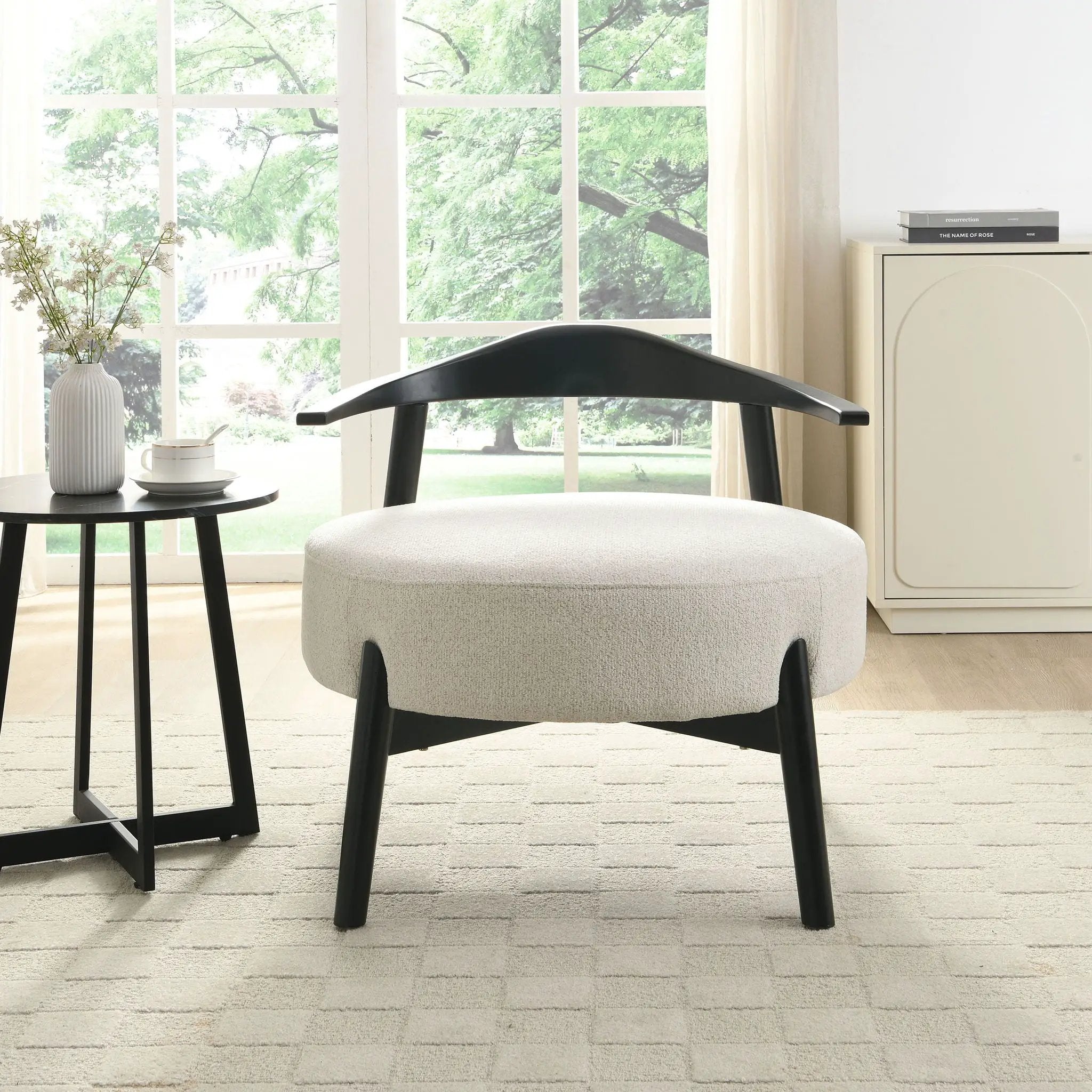 Modern Living Room Upholstered Accent Chair by HouseOfZazla