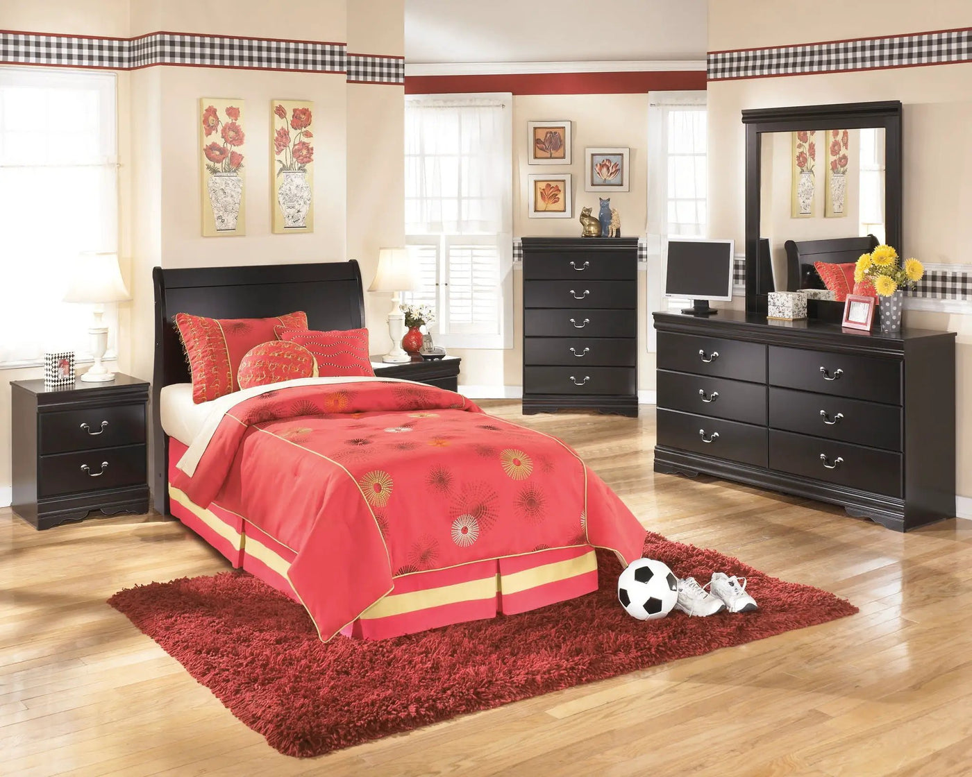 Huey Vineyard - Youth Sleigh Headboard by Unique Piece Furniture