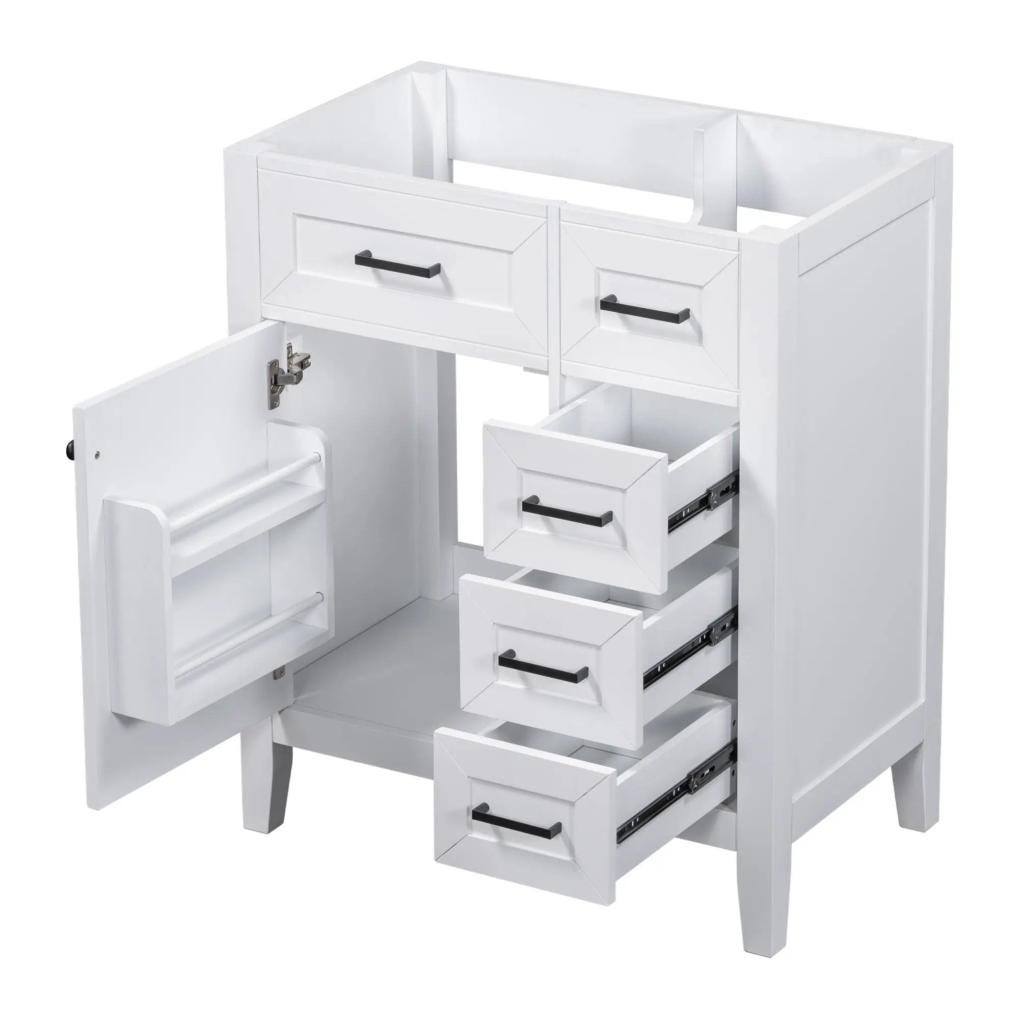 30" Bathroom Vanity Cabinet Base Without Sink by HouseOfZazla