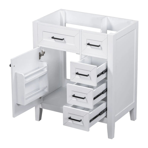 30" Bathroom Vanity Cabinet Base Without Sink