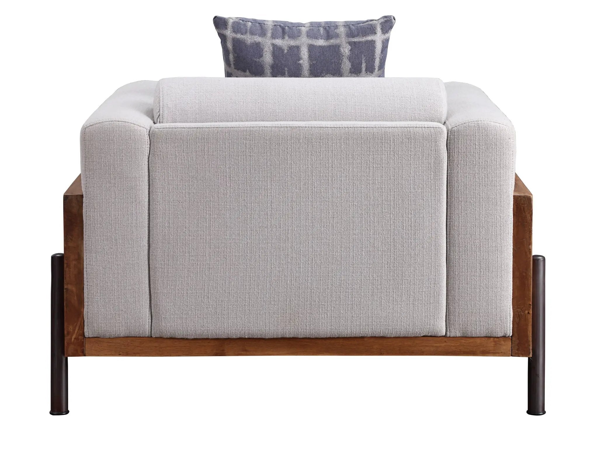 Pelton - Chair With Pillow - Fabric & Walnut by Unique Piece Furniture