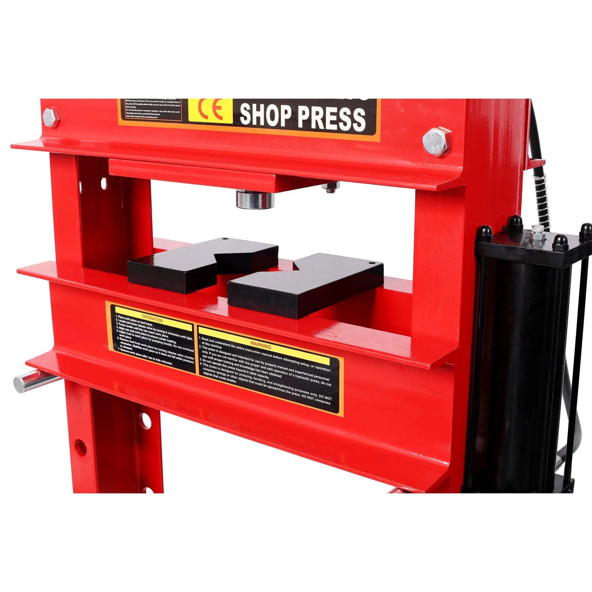 30 Ton Air Hydraulic Shop Press With Gauge, Adjustable H-Frame by HouseOfZazla