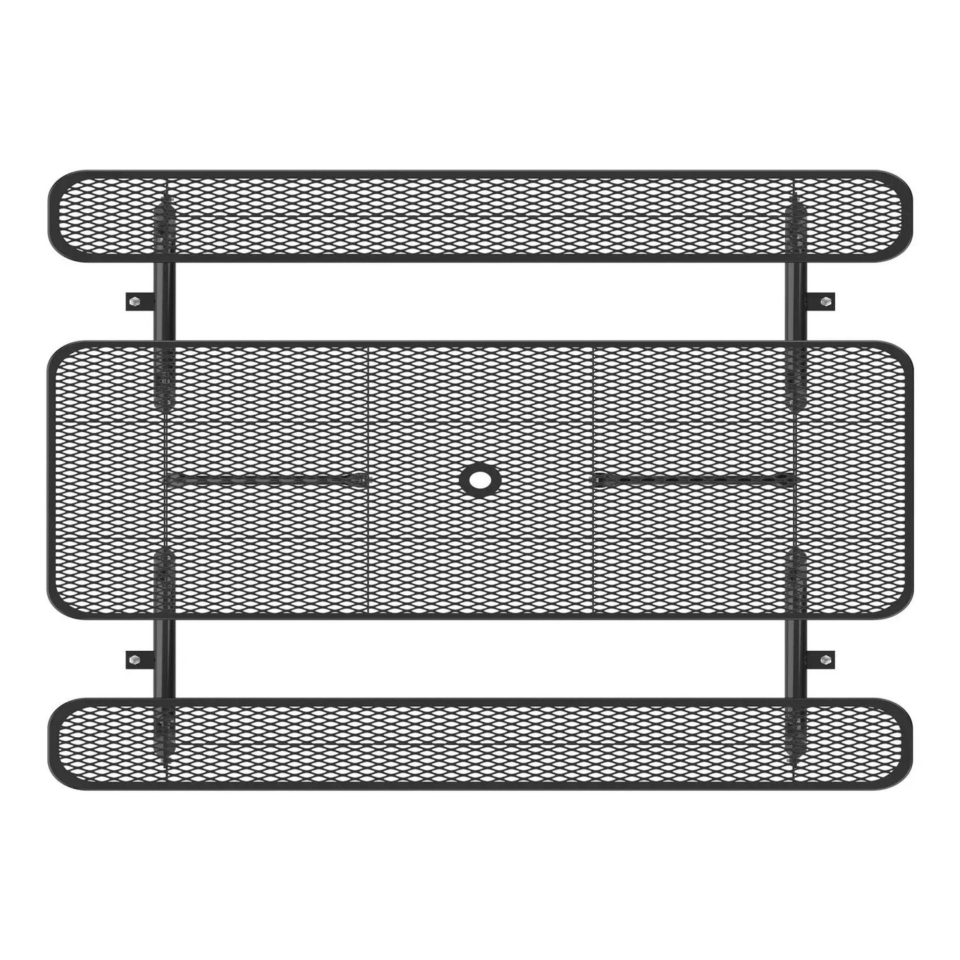 8ft Rectangle Picnic Table With Umbrella Hole by Chery Industrial
