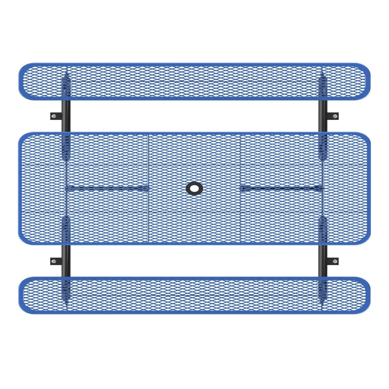 8ft Rectangle Picnic Table With Umbrella Hole by Chery Industrial
