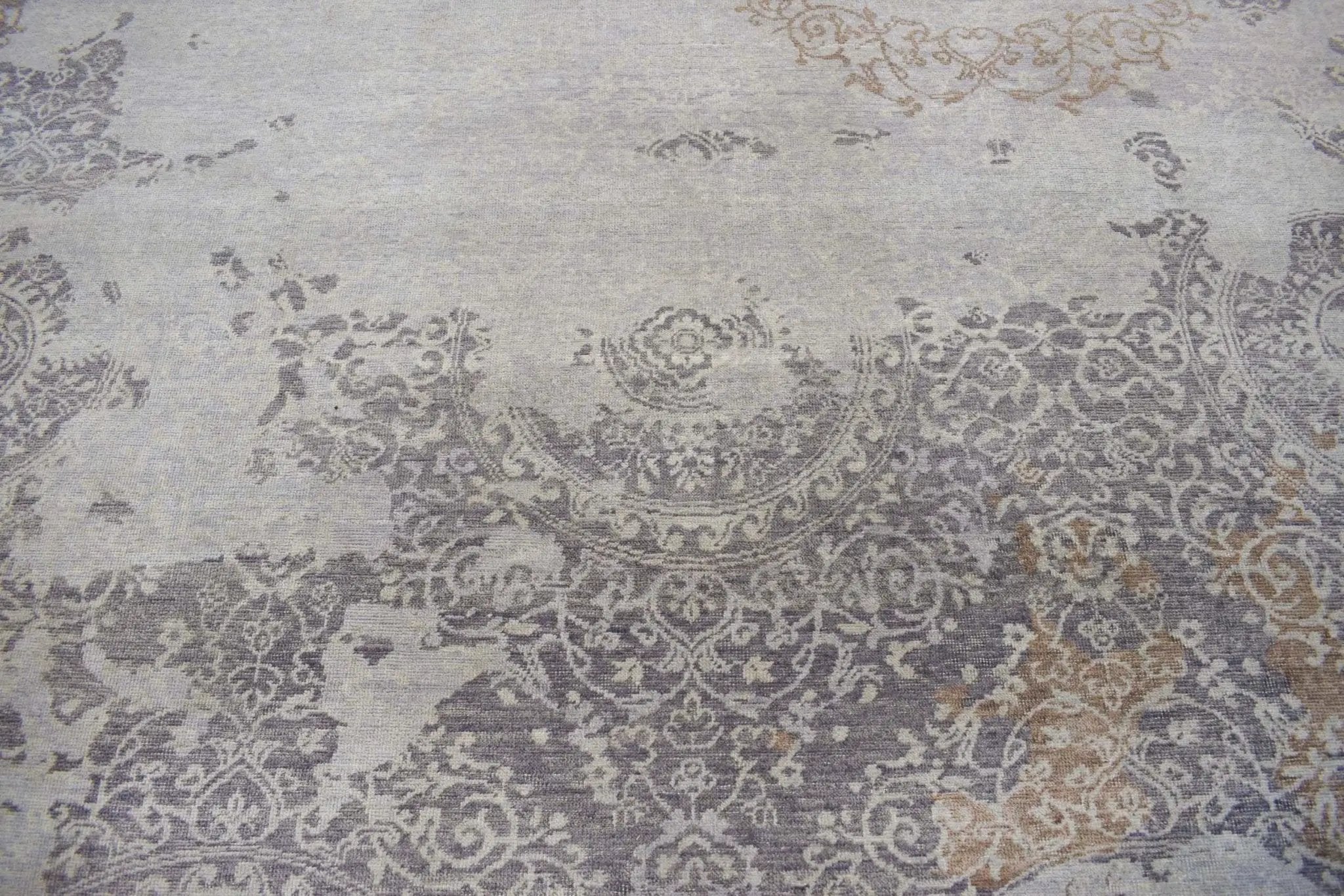 Brown Traditional Style Hand Knotted Wool 8x10 Area Rug by The Rug Decor