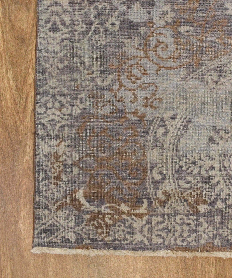 Brown Traditional Style Hand Knotted Wool 8x10 Area Rug by The Rug Decor