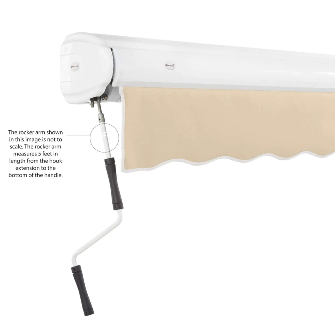 Awntech Key West Full Cassette Retractable Patio Awning [Made-To-Order] (SAK91358) by SAKSBY WHOLESALE