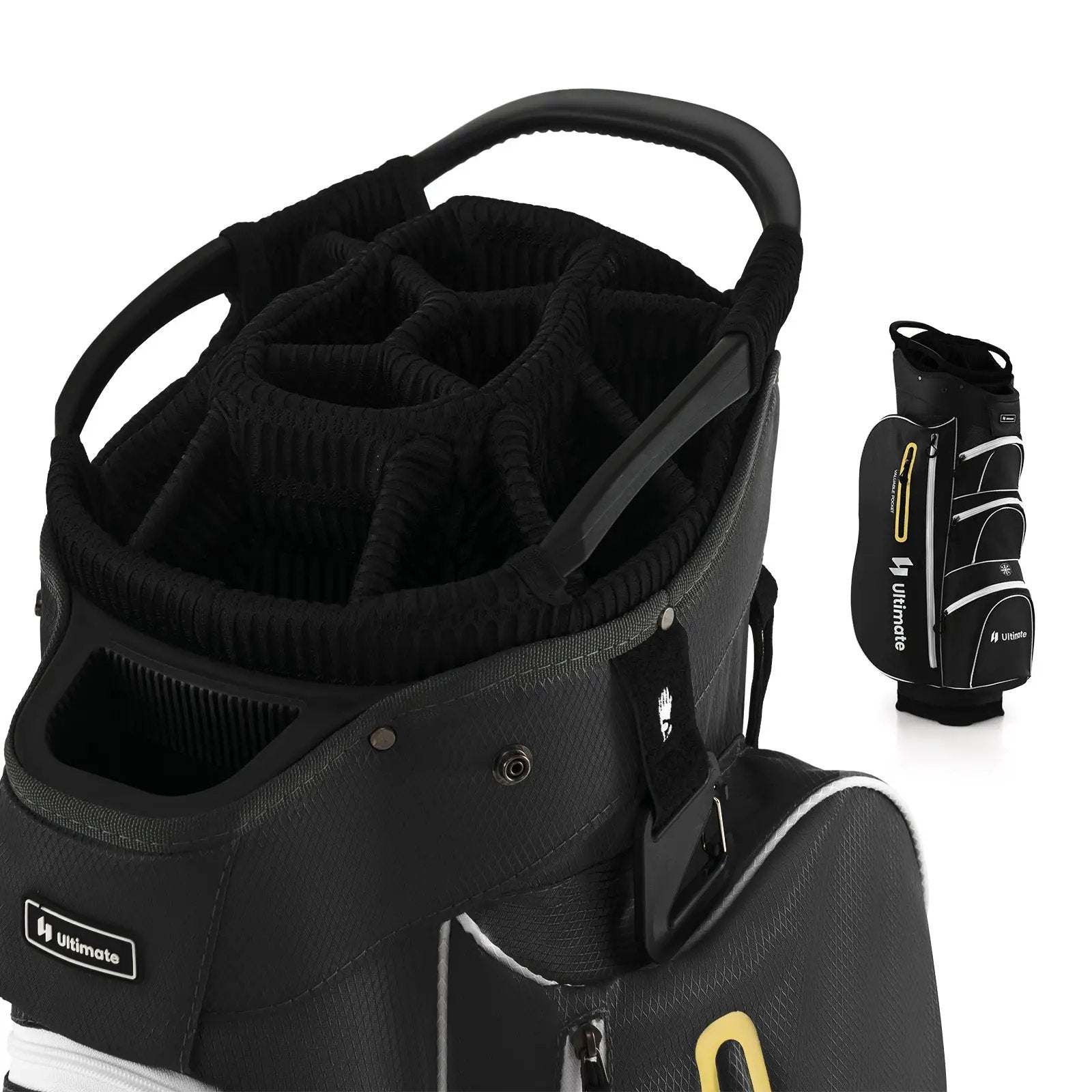 9.5 Inch Lightweight Golf Cart Bag with 15 Way Top Dividers by DirectDeals